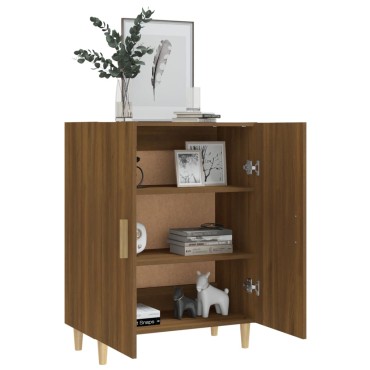 vidaXL Ντουλάπι Καφέ Δρυς 70x34x90cm από Επεξεργασμένο Ξύλο 1 τεμ.