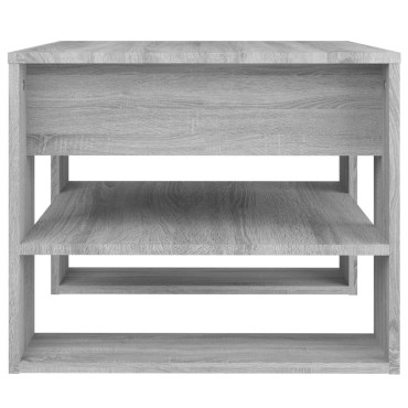 vidaXL Τραπεζάκι Σαλονιού Γκρι Sonoma 55,5x55x45cm Επεξεργασμένο Ξύλο 1 τεμ.