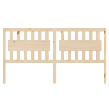 vidaXL Κεφαλάρι Κρεβατιού 145,5x4x100cm από Μασίφ Ξύλο Πεύκου 1 τεμ.