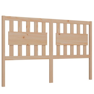 vidaXL Κεφαλάρι Κρεβατιού 165,5x4x100cm από Μασίφ Ξύλο Πεύκου 1 τεμ.
