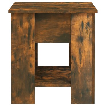 vidaXL Τραπεζάκι Σαλονιού Καπνιστή Δρυς 101x49x52cm Επεξεργ. Ξύλο 1 τεμ.
