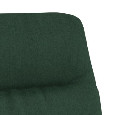 vidaXL Πολυθρόνα Relax Σκούρο Πράσινο Υφασμάτινη 70x77x98cm 1 τεμ.