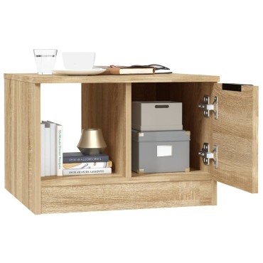 vidaXL Τραπεζάκι Σαλονιού Sonoma Δρυς 50x50x36cm Επεξεργασμένο Ξύλο 1 τεμ.