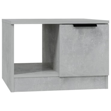 vidaXL Τραπεζάκι Σαλονιού Γκρι Σκυρ. 50x50x36cm Επεξεργασμένο Ξύλο 1 τεμ.