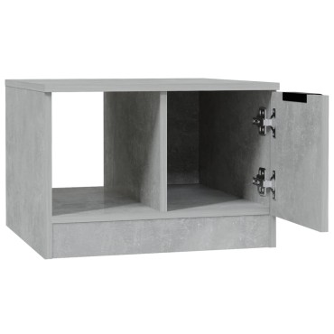 vidaXL Τραπεζάκι Σαλονιού Γκρι Σκυρ. 50x50x36cm Επεξεργασμένο Ξύλο 1 τεμ.