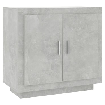 vidaXL Ντουλάπι Γκρι Σκυροδέματος 80x40x75cm Επεξεργασμένο Ξύλο 1 τεμ.
