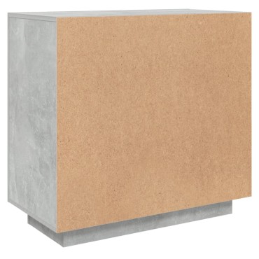 vidaXL Ντουλάπι Γκρι Σκυροδέματος 80x40x75cm Επεξεργασμένο Ξύλο 1 τεμ.