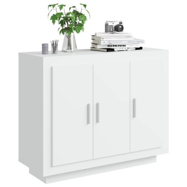 vidaXL Ντουλάπι Λευκό 92x35x75cm από Επεξεργασμένο Ξύλο 1 τεμ.