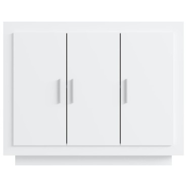 vidaXL Ντουλάπι Λευκό 92x35x75cm από Επεξεργασμένο Ξύλο 1 τεμ.