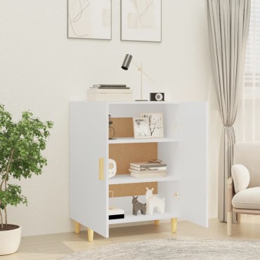 vidaXL Ντουλάπι Λευκό 70x34x90cm από Επεξεργασμένο Ξύλο 1 τεμ.