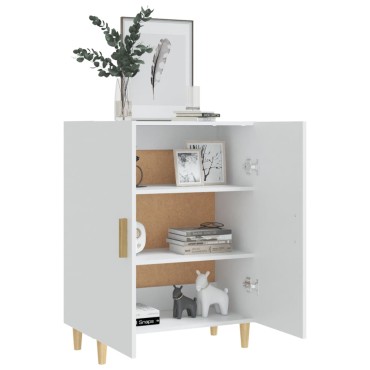 vidaXL Ντουλάπι Λευκό 70x34x90cm από Επεξεργασμένο Ξύλο 1 τεμ.