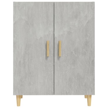 vidaXL Ντουλάπι Γκρι Σκυροδέματος 70x34x90cm Επεξεργασμένο Ξύλο 1 τεμ.