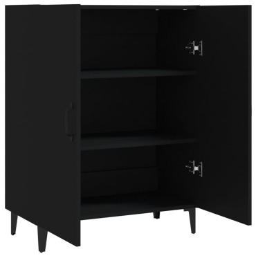 vidaXL Ντουλάπι Μαύρο 70x34x90cm από Επεξεργασμένο Ξύλο 1 τεμ.