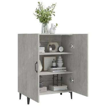 vidaXL Ντουλάπι Γκρι Σκυροδέματος 70x34x90cm Επεξεργασμένο Ξύλο 1 τεμ.