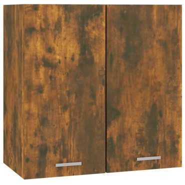 vidaXL Κρεμαστό Ντουλάπι Lyon Καπνιστή Δρυς 60x31x60cm 1 τεμ.
