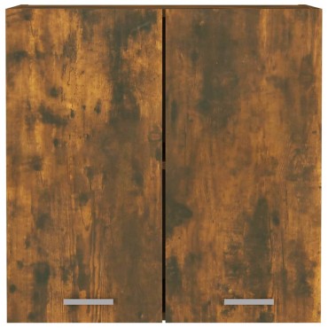 vidaXL Κρεμαστό Ντουλάπι Lyon Καπνιστή Δρυς 60x31x60cm 1 τεμ.