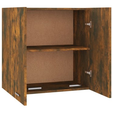 vidaXL Κρεμαστό Ντουλάπι Lyon Καπνιστή Δρυς 60x31x60cm 1 τεμ.