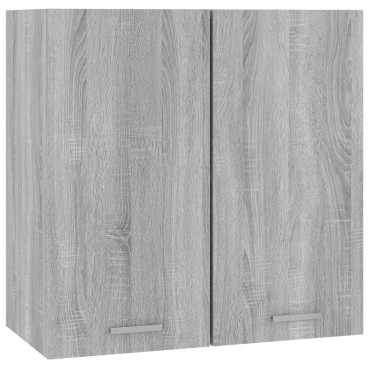 vidaXL Κρεμαστό Ντουλάπι Lyon Γκρι Sonoma 60x31 60cm 1 τεμ.