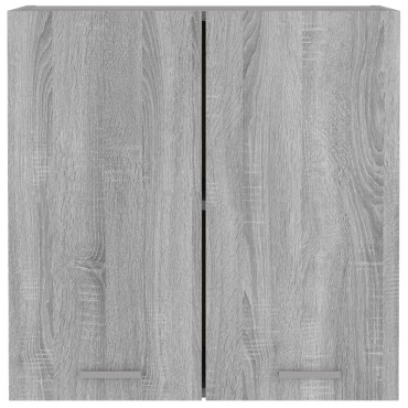 vidaXL Κρεμαστό Ντουλάπι Lyon Γκρι Sonoma 60x31 60cm 1 τεμ.