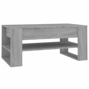 vidaXL Τραπεζάκι Σαλονιού Γκρι Sonoma 102x55x45cm Επεξεργασμένο Ξύλο 1 τεμ.