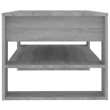vidaXL Τραπεζάκι Σαλονιού Γκρι Sonoma 102x55x45cm Επεξεργασμένο Ξύλο 1 τεμ.