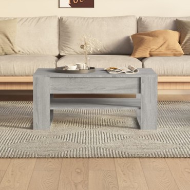 vidaXL Τραπεζάκι Σαλονιού Γκρι Sonoma 102x55x45cm Επεξεργασμένο Ξύλο 1 τεμ.
