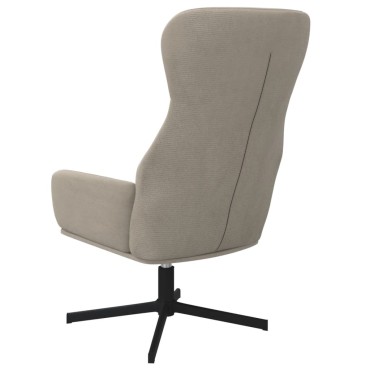 vidaXL Πολυθρόνα Relax Ανοιχτό Γκρι Βελούδινη 70x77x94cm 1 τεμ.