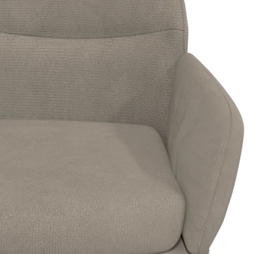 vidaXL Πολυθρόνα Relax Ανοιχτό Γκρι Βελούδινη 70x77x94cm 1 τεμ.