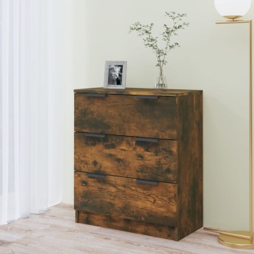 vidaXL Ντουλάπι Καπνιστή Δρυς 60x30x70cm από Επεξεργασμένο Ξύλο 1 τεμ.