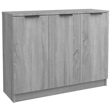 vidaXL Ντουλάπι Γκρι Sonoma 90,5x30x70cm από Επεξεργασμένο Ξύλο 1 τεμ.