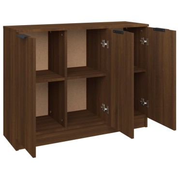 vidaXL Ντουλάπι Καφέ Δρυς 90,5x30x70cm από Επεξεργασμένο Ξύλο 1 τεμ.