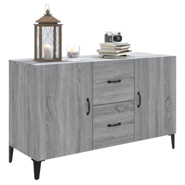 vidaXL Μπουφές Γκρι Sonoma 100x36x60cm από Επεξεργασμένο Ξύλο 1 τεμ.