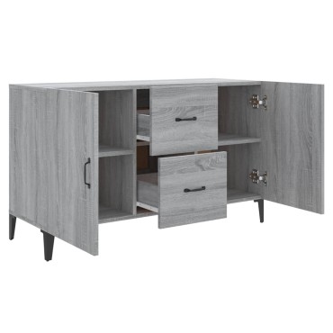 vidaXL Μπουφές Γκρι Sonoma 100x36x60cm από Επεξεργασμένο Ξύλο 1 τεμ.