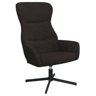 vidaXL Πολυθρόνα Relax Μαύρη Βελούδινη 70x77x94cm 1 τεμ.