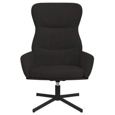 vidaXL Πολυθρόνα Relax Μαύρη Βελούδινη 70x77x94cm 1 τεμ.