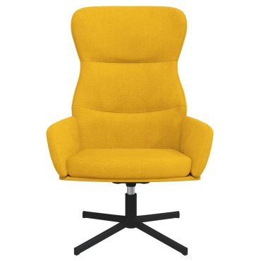 vidaXL Πολυθρόνα Relax Κίτρινο Μουσταρδί Βελούδινη 70x77x94cm 1 τεμ.