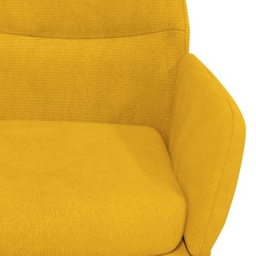 vidaXL Πολυθρόνα Relax Κίτρινο Μουσταρδί Βελούδινη 70x77x94cm 1 τεμ.