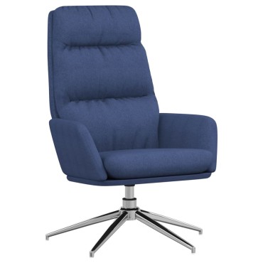 vidaXL Πολυθρόνα Relax Μπλε Υφασμάτινη 70x77x98cm 1 τεμ.