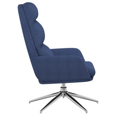 vidaXL Πολυθρόνα Relax Μπλε Υφασμάτινη 70x77x98cm 1 τεμ.