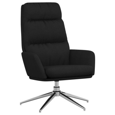vidaXL Πολυθρόνα Relax Μαύρη Υφασμάτινη 70x77x98cm 1 τεμ.