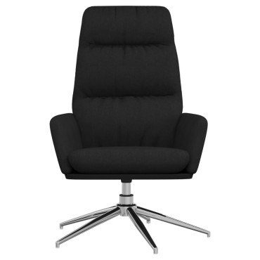 vidaXL Πολυθρόνα Relax Μαύρη Υφασμάτινη 70x77x98cm 1 τεμ.