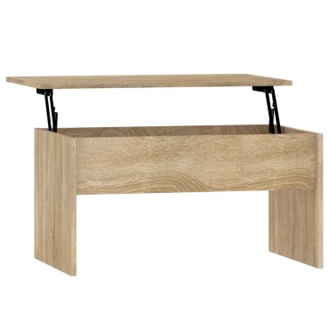 vidaXL Τραπεζάκι Σαλονιού Sonoma Δρυς 80x50,5x41,5cm Επεξεργ. Ξύλο 1 τεμ.