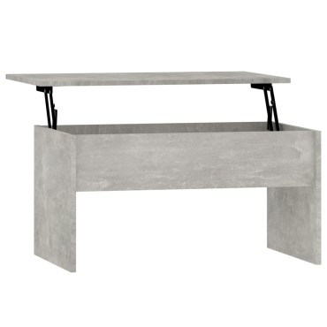 vidaXL Τραπεζάκι Σαλονιού Γκρι Σκυρ. 80x50,5x41,5cm Επεξεργ. Ξύλο 1 τεμ.