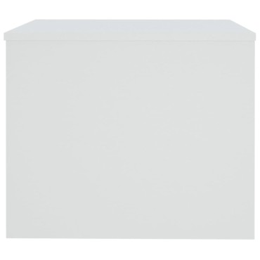 vidaXL Τραπεζάκι Σαλονιού Λευκό 80x50x40cm Επεξεργασμένο Ξύλο 1 τεμ.