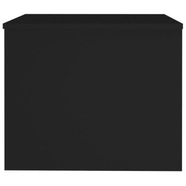 vidaXL Τραπεζάκι Σαλονιού Μαύρο 80x50x40cm Επεξεργασμένο Ξύλο 1 τεμ.