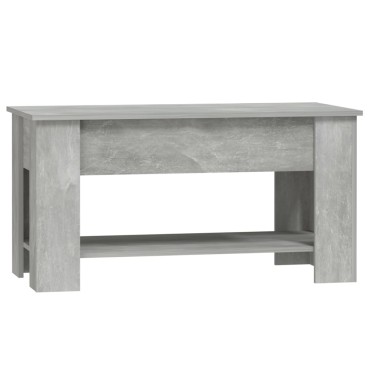 vidaXL Τραπεζάκι Σαλονιού Γκρι Σκυρ. 101x49x52cm Επεξεργασμένο Ξύλο 1 τεμ.