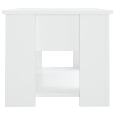 vidaXL Τραπεζάκι Σαλονιού Λευκό 79x49x41cm Επεξεργασμένο Ξύλο 1 τεμ.