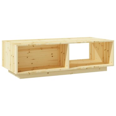 vidaXL Τραπεζάκι Σαλονιού 110x50x33,5cm από Μασίφ Ξύλο Ελάτης 1 τεμ.