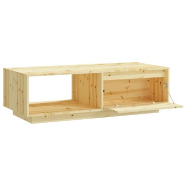 vidaXL Τραπεζάκι Σαλονιού 110x50x33,5cm από Μασίφ Ξύλο Ελάτης 1 τεμ.