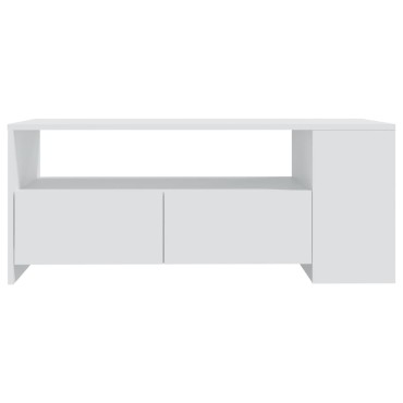 vidaXL Τραπεζάκι Σαλονιού Λευκό 102x55x42cm από Επεξεργ. Ξύλο 1 τεμ.